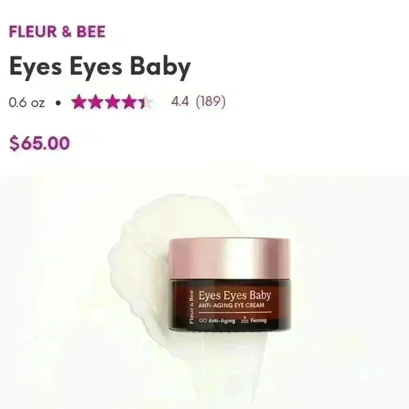 Flour & Bee "Eyes Eyes Baby" Anti-aging Firming Eye Cream - Picture 3 of 3